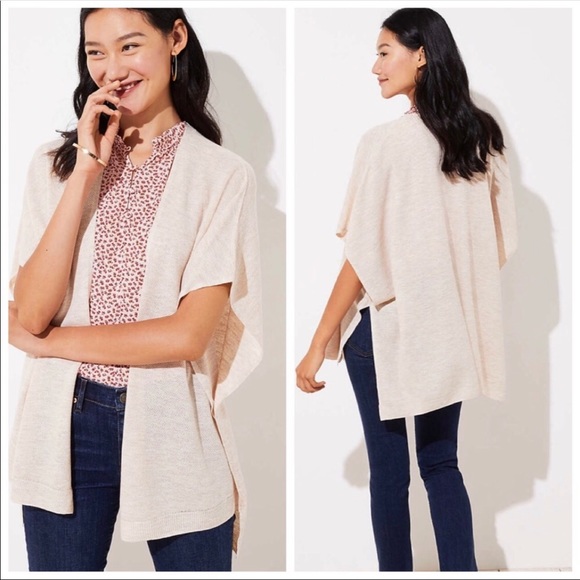 LOFT Tops - LOFT Textured Knit Kimono